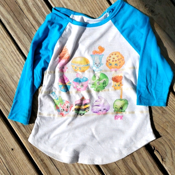 Shopkins 3/4 Sleeve Top Original Release! - Picture 1 of 7